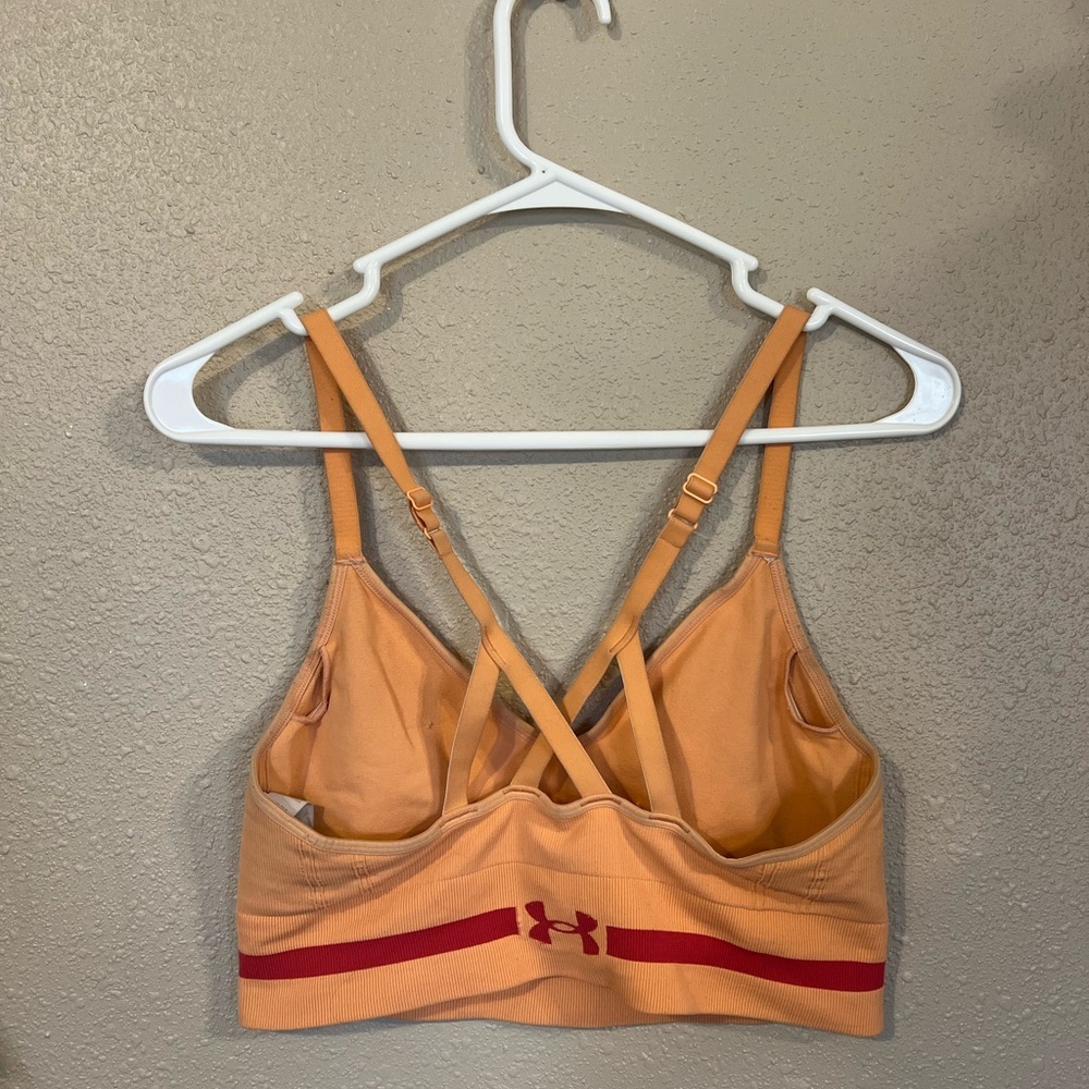 UNDER ARMOUR
WOMENS SEAMLESS LOW LONG LIGHT SUPPORT BRA - Picture 4 of 5